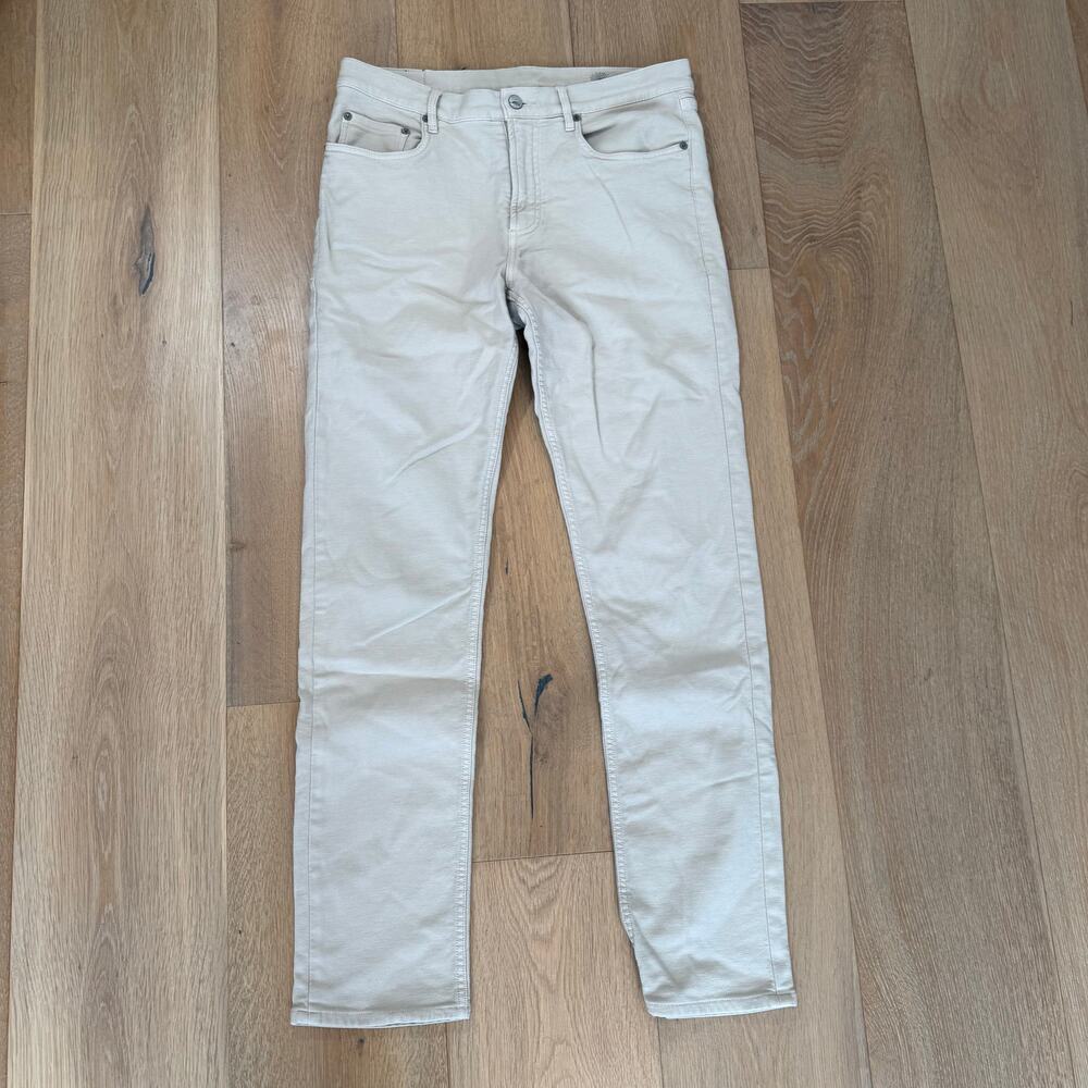 Faherty Terry Stretch Five Pocket Canvas Pants. Casual, Preppy, Comfort Jeans - Picture 9 of 9